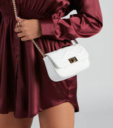 Style Staple Quilted Faux Leather Crossbody Bag